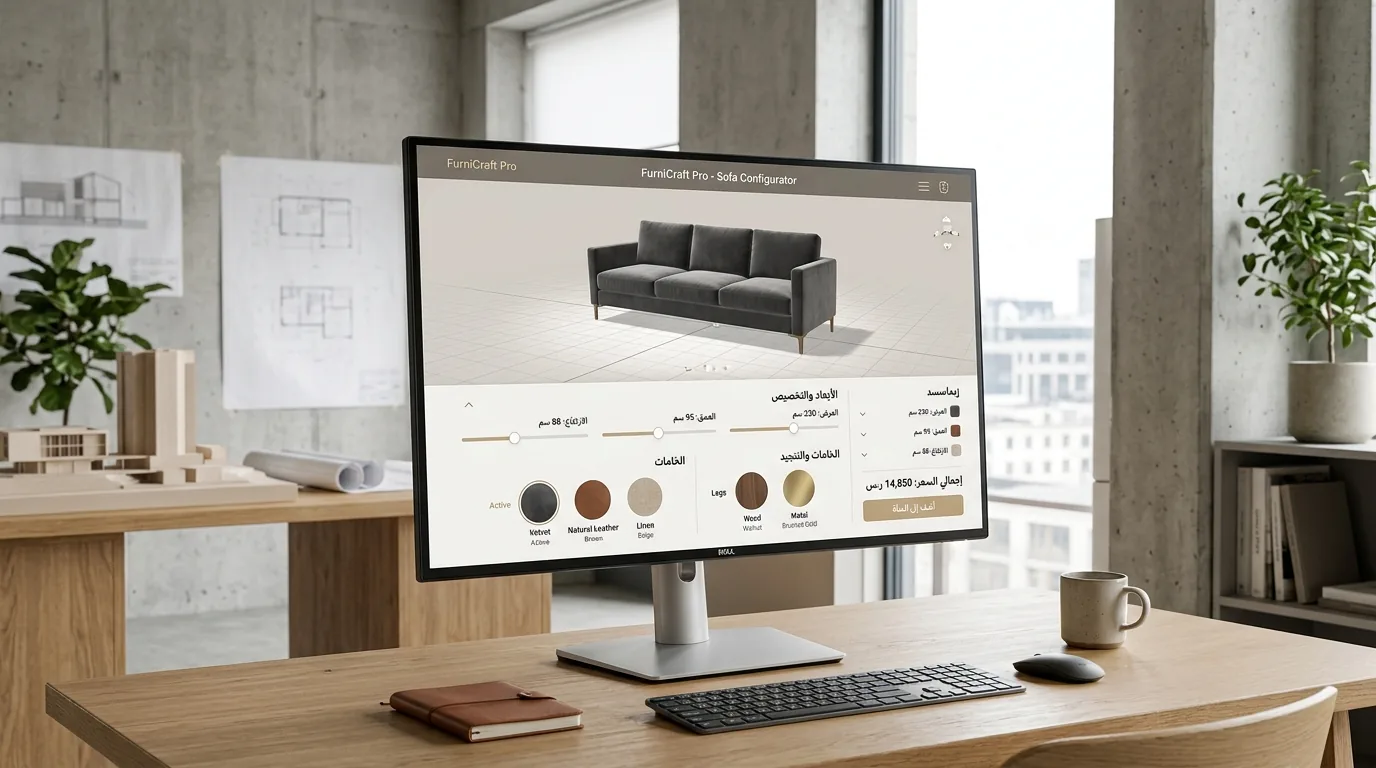 FurniCraft Pro 3D Furniture Configurator & E-Commerce Script