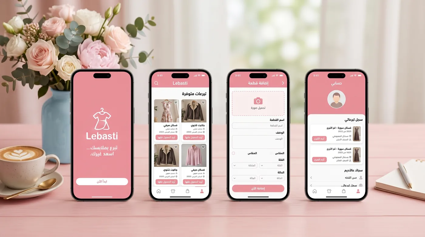 Lebsti Mobile Clothing Donation and Sustainable Community Platform