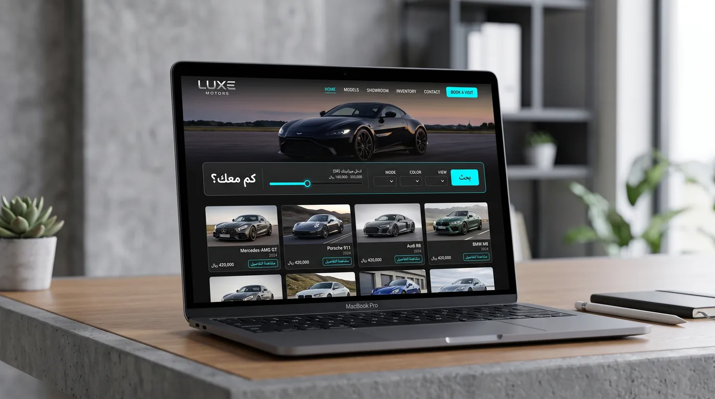 Luxe Motors Automotive Sales and Dealership Platform