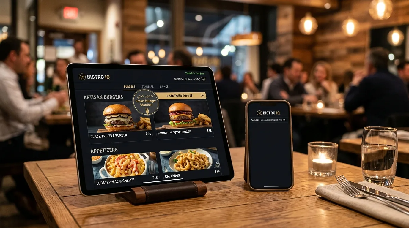BistroIQ Smart Restaurant and Interactive Ordering Management Platform