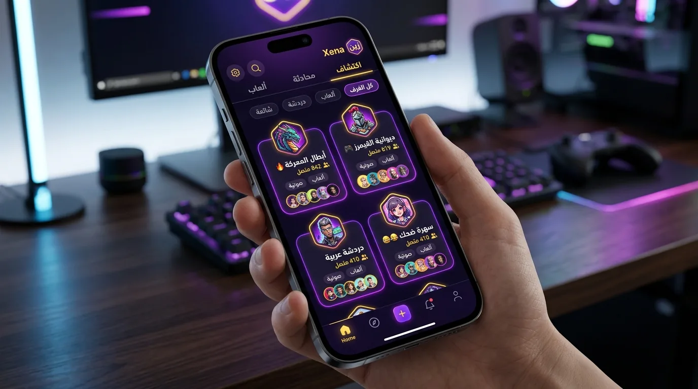 Entertainment Community App: Voice Chat Rooms & Real-Time Multiplayer Games